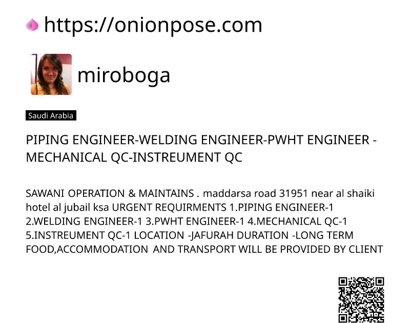 piping-engineer-welding-engineer-pwht-engineer-mechanical-qc-instreument-qc