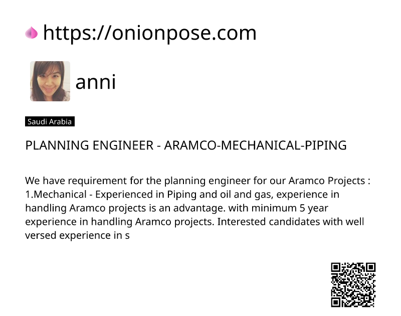 planning-engineer-aramco-mechanical-piping