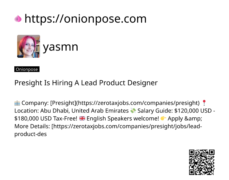 presight-is-hiring-a-lead-product-designer