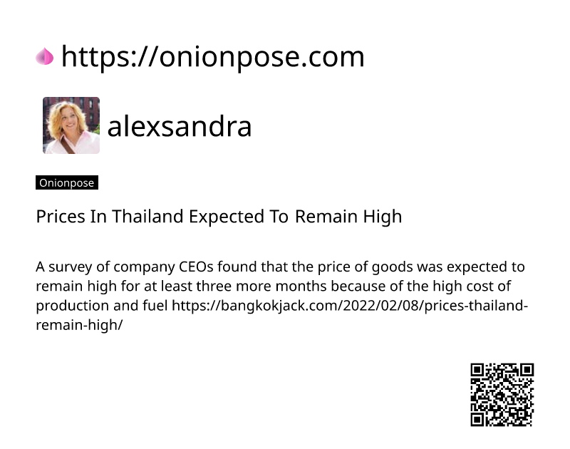 prices-in-thailand-expected-to-remain-high