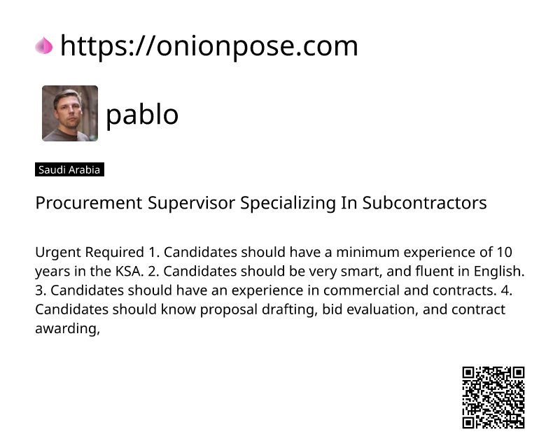 procurement-supervisor-specializing-in-subcontractors