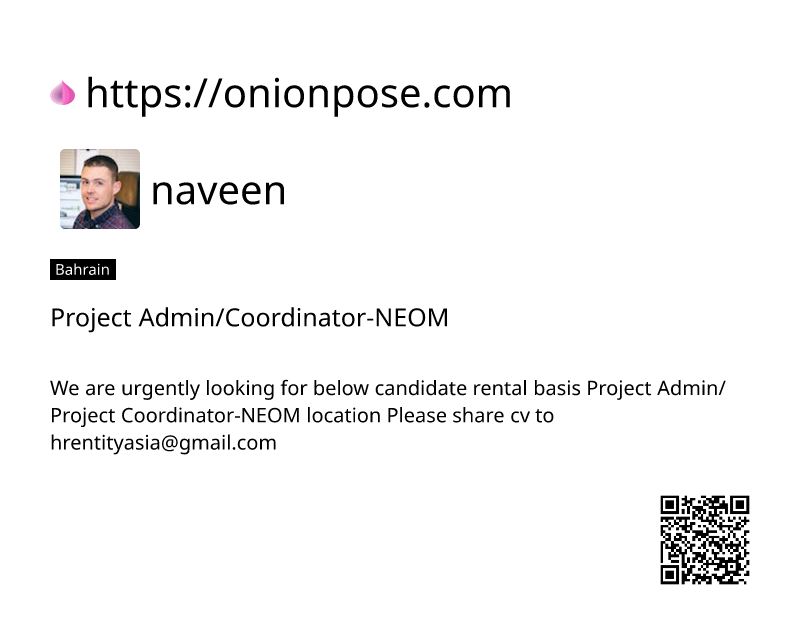 project-admincoordinator-neom