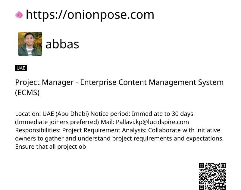 project-manager-enterprise-content-management-system-ecms