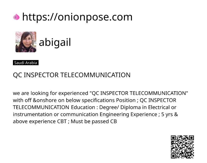 qc-inspector-telecommunication