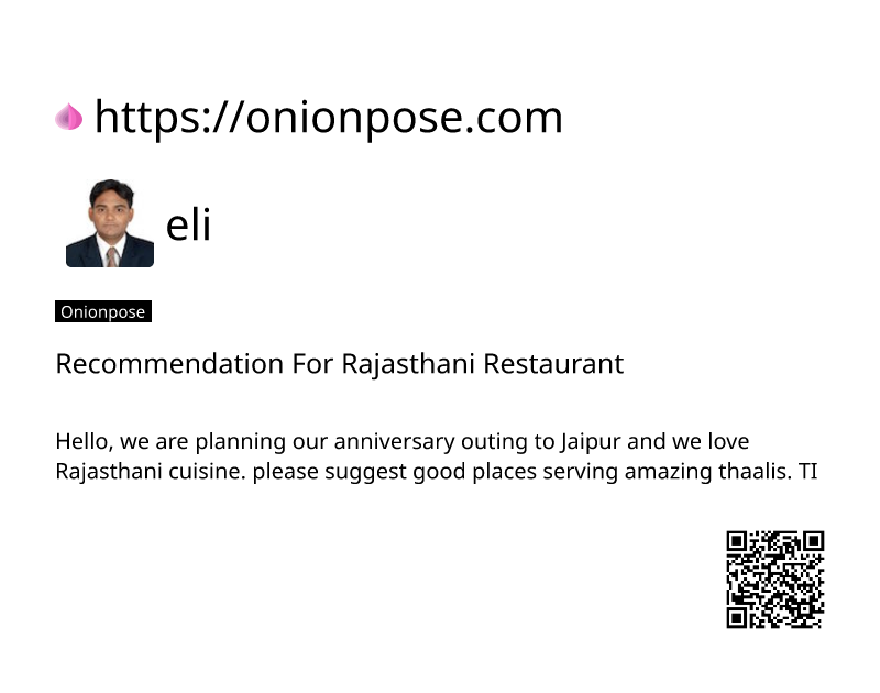 recommendation-for-rajasthani-restaurant