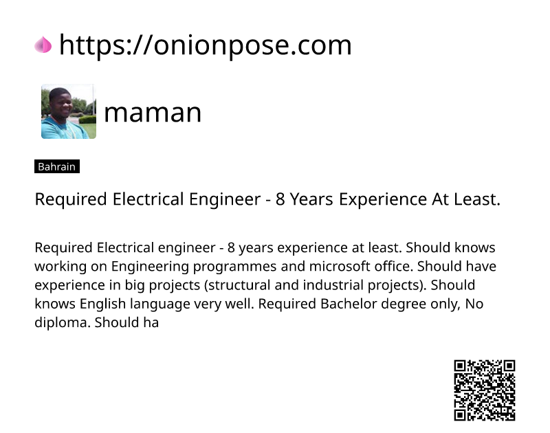 required-electrical-engineer-8-years-experience-at-least