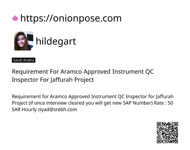 requirement-for-aramco-approved-instrument-qc-inspector-for-jaffurah-project