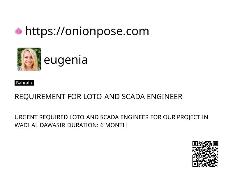 requirement-for-loto-and-scada-engineer