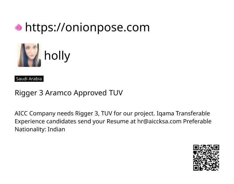 rigger-3-aramco-approved-tuv