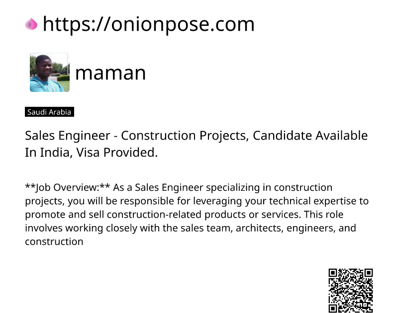 sales-engineer-construction-projects-candidate-available-in-india-visa-provided