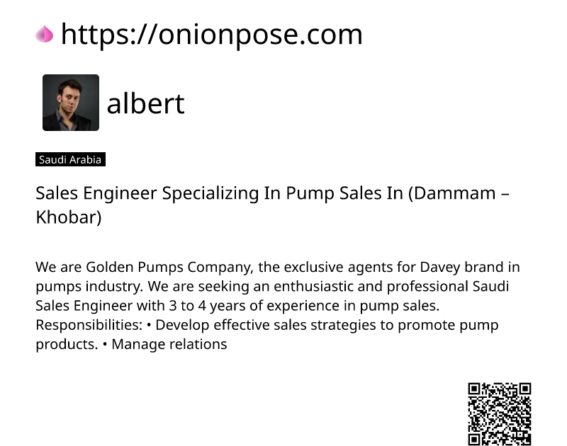 sales-engineer-specializing-in-pump-sales-in-dammam-khobar