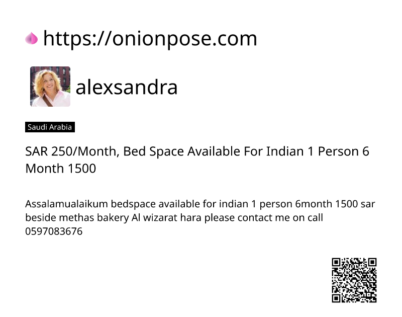 sar-250month-bed-space-available-for-indian-1-person-6-month-1500