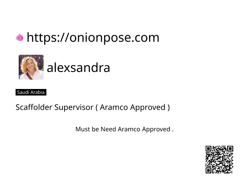 scaffolder-supervisor-aramco-approved