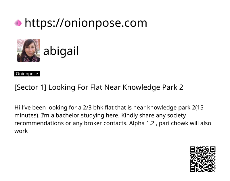 sector-1-looking-for-flat-near-knowledge-park-2