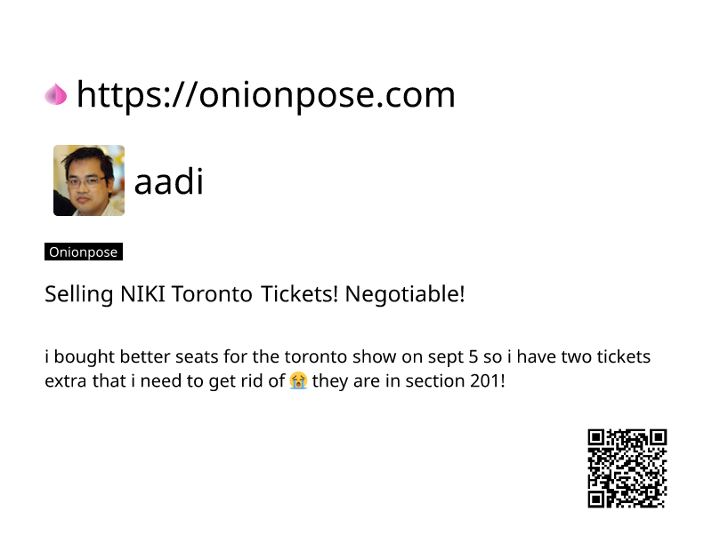 selling-niki-toronto-tickets-negotiable