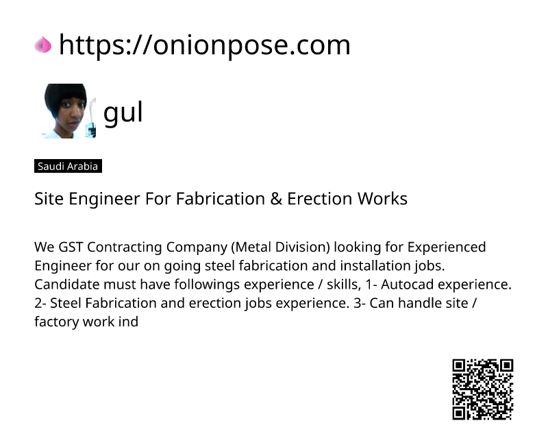 site-engineer-for-fabrication-erection-works