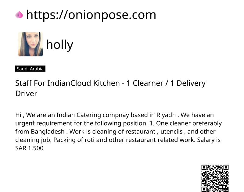 staff-for-indiancloud-kitchen-1-clearner-1-delivery-driver