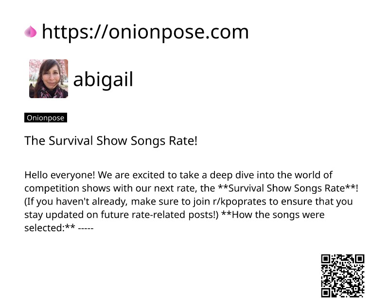 the-survival-show-songs-rate