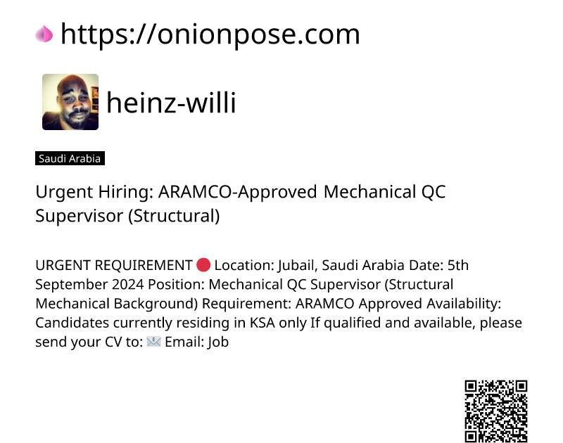 urgent-hiring-aramco-approved-mechanical-qc-supervisor-structural