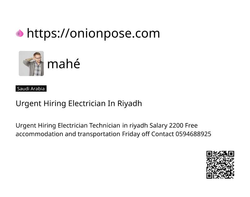 urgent-hiring-electrician-in-riyadh