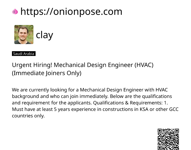 urgent-hiring-mechanical-design-engineer-hvac-immediate-joiners-only