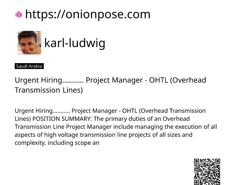 urgent-hiring-project-manager-ohtl-overhead-transmission-lines