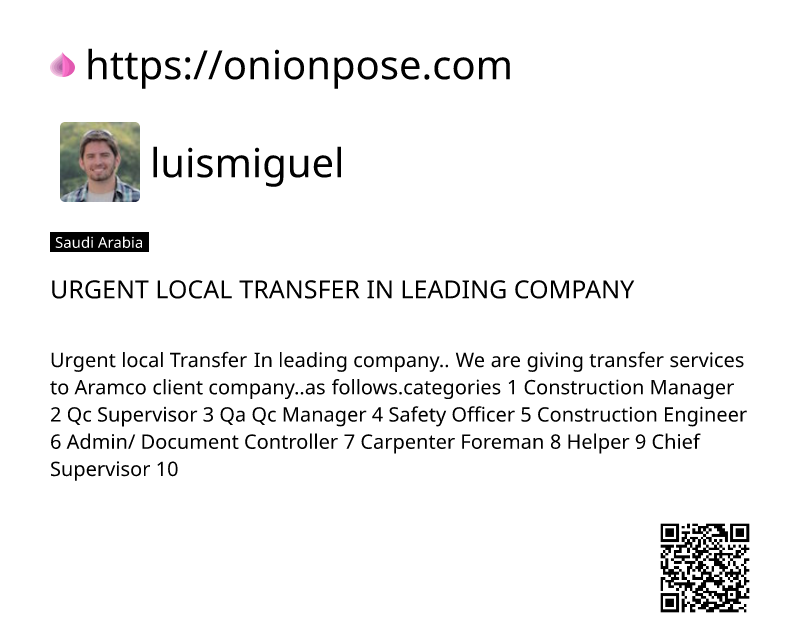 urgent-local-transfer-in-leading-company