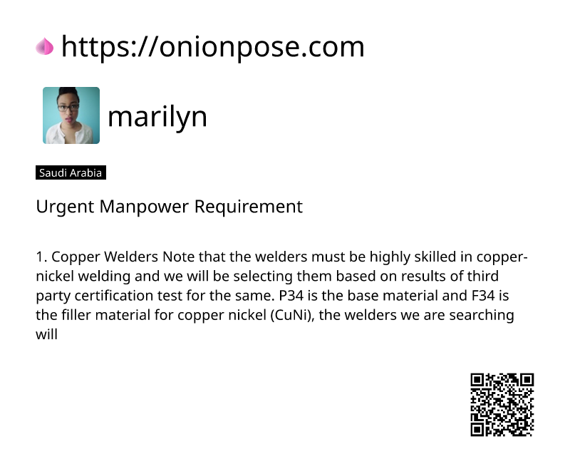 urgent-manpower-requirement