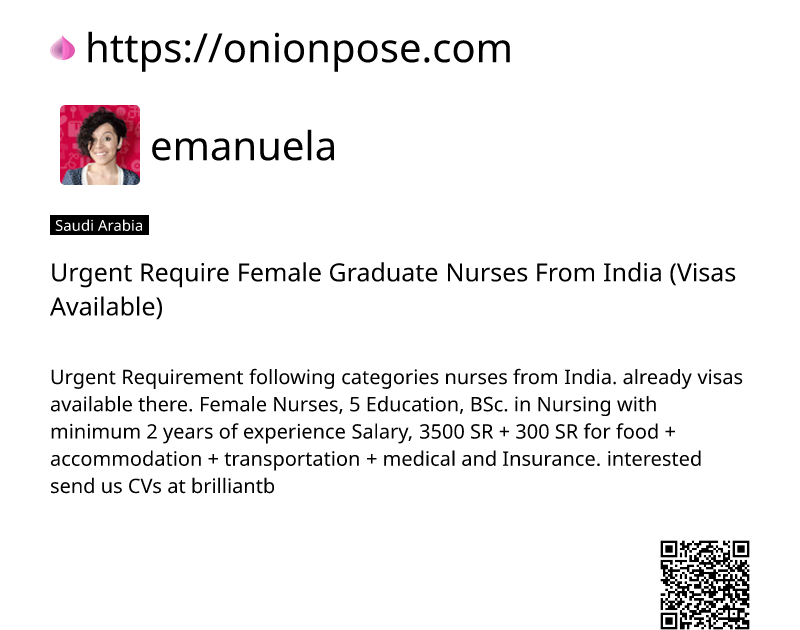 urgent-require-female-graduate-nurses-from-india-visas-available