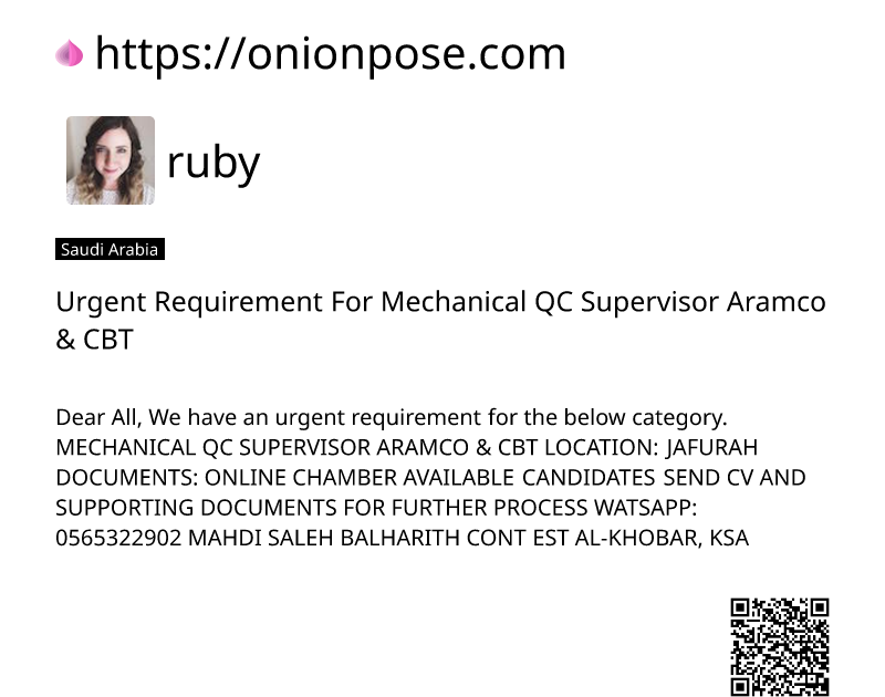 urgent-requirement-for-mechanical-qc-supervisor-aramco-cbt