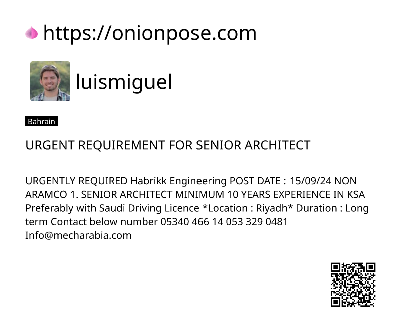 urgent-requirement-for-senior-architect