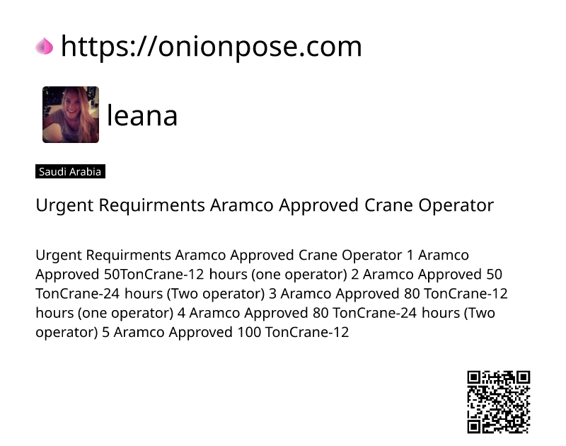 urgent-requirments-aramco-approved-crane-operator