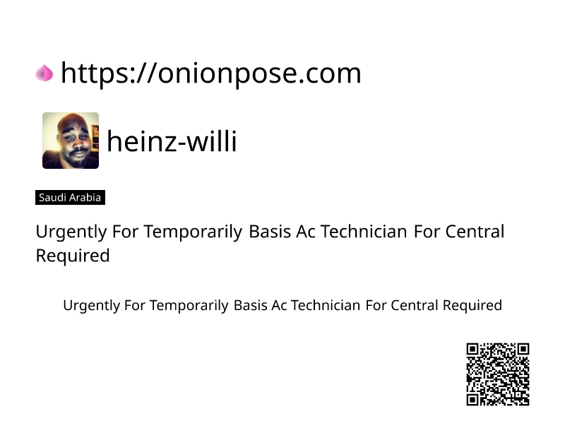 urgently-for-temporarily-basis-ac-technician-for-central-required