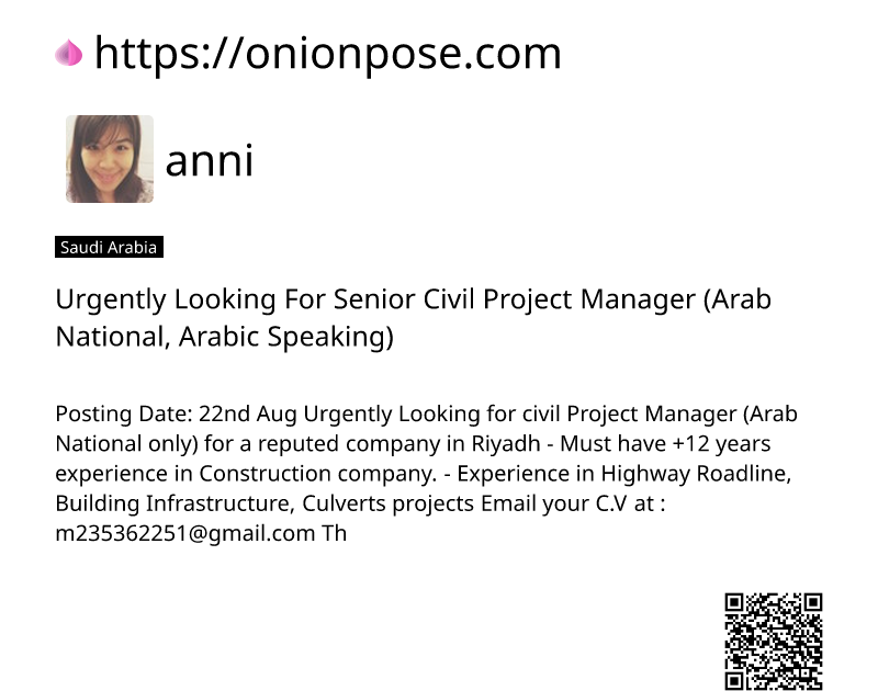 urgently-looking-for-senior-civil-project-manager-arab-national-arabic-speaking