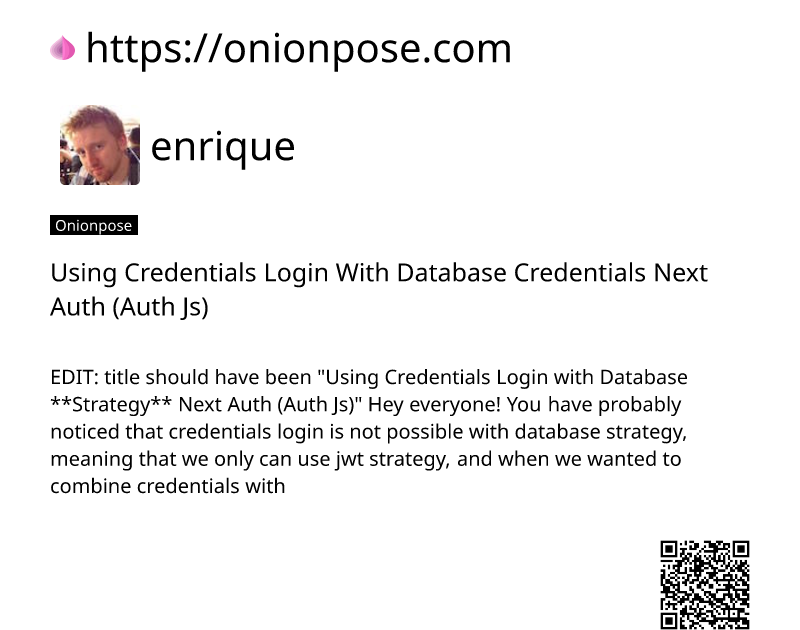 using-credentials-login-with-database-credentials-next-auth-auth-js