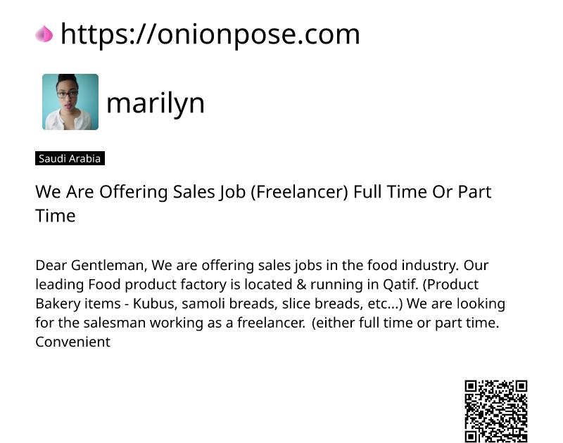 we-are-offering-sales-job-freelancer-full-time-or-part-time