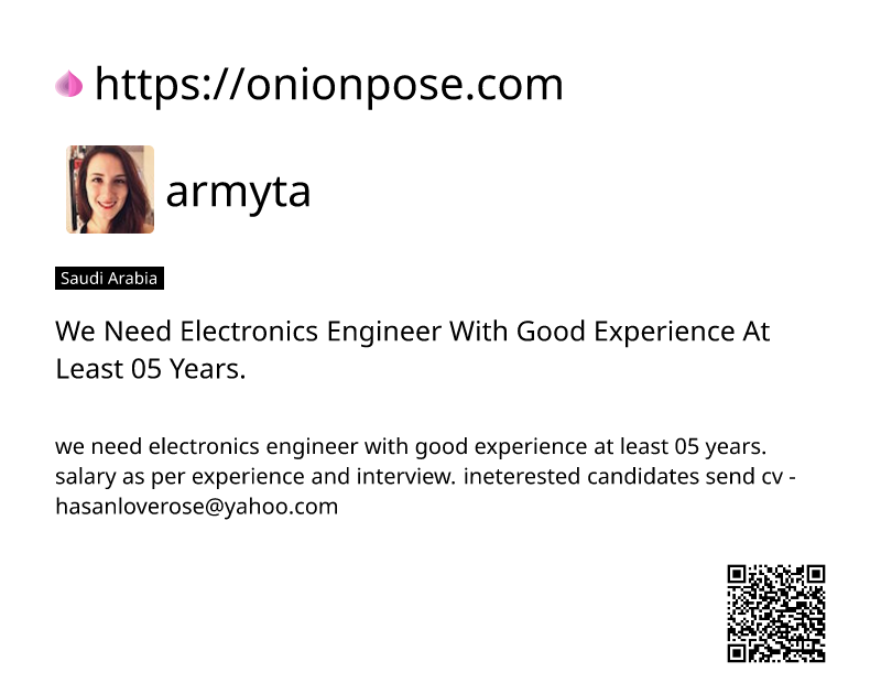 we-need-electronics-engineer-with-good-experience-at-least-05-years