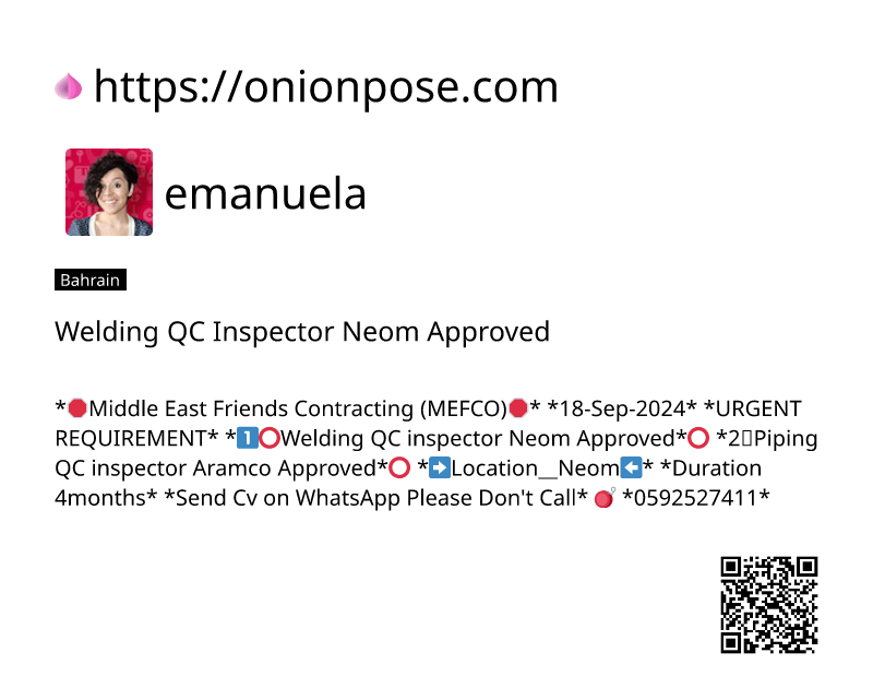 welding-qc-inspector-neom-approved